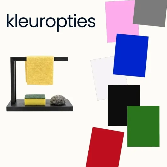 Staande Gootsteen Organizer Zwart – All-in-One Keuken Organizer