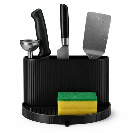 Keuken Organizer met Lekbak en Sponshouder