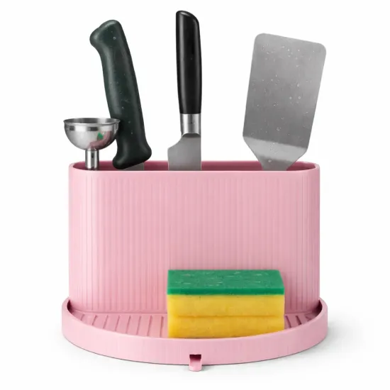 Keuken Organizer met Lekbak en Sponshouder