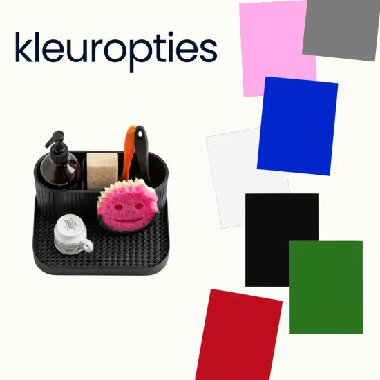 Moderne Gootsteen Organizer met Druiprek en Opbergvak