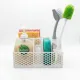Luxe Kunststof Gootsteen Organizer - Universeel Rek voor Afwasmiddel & Borstels