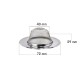Gootsteen zeef middel - Ø72 - 40mm -  ↕29mm -  flexibel netje