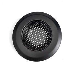 Gootsteen zeef middel -  Ø90 - 52mm - ↕19mm-  RVS zwart