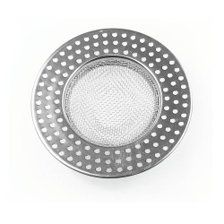 Gootsteenzeef middel - Ø91- 51mm - ↕15 - RVS met flexibel netje