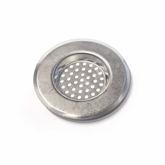 Gootsteen zeef middel - Ø76 - 42mm - ↕7mm RVS deluxe