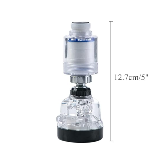 Kraan Opzetstuk - Flexibele Buis - Zilver - Deluxe