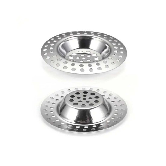 Gootsteen zeef middel  - Ø70 - 42mm -  ↕5mm - RVS vlak