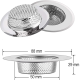 Gootsteen zeef middel - Ø88 - 50mm - ↕18mm - RVS basis