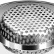 Gootsteen zeef middel- Ø73 - 42mm ↕12 - RVS extra vlak