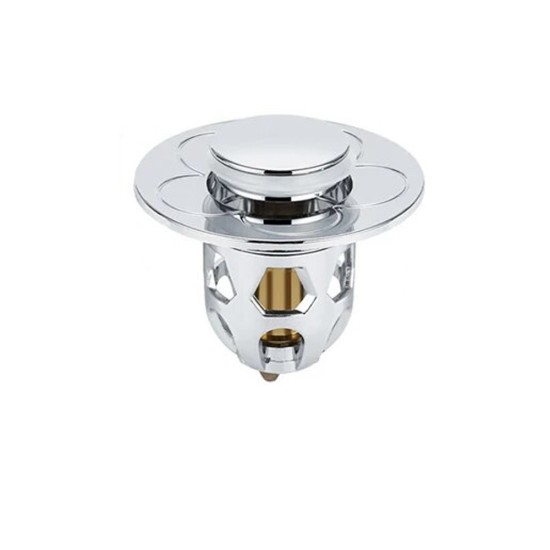 Universele Afvoerplug met Drukmechanisme  30-50 mm
