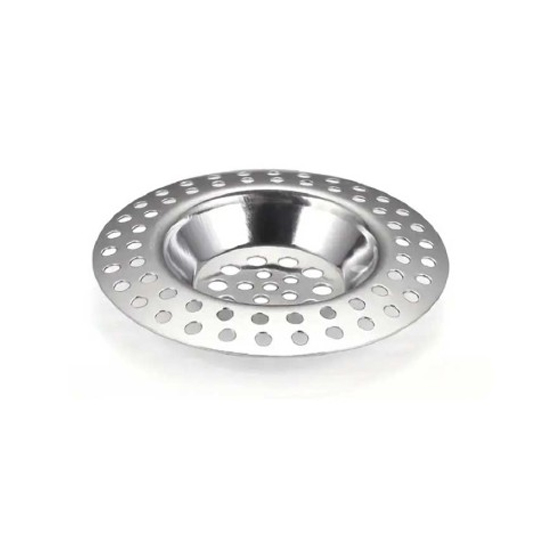 Gootsteen zeef middel - Ø76 - 46mm -  ↕7mm - RVS kleine gaten