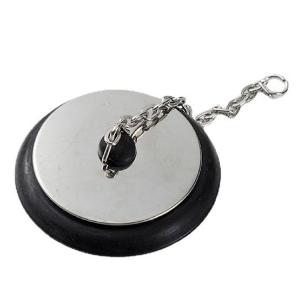 Gootsteenstop Ø60 mm RVS met ketting